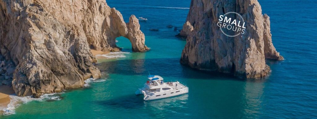 Luxury Catamaran snorkel in Chileno Bay